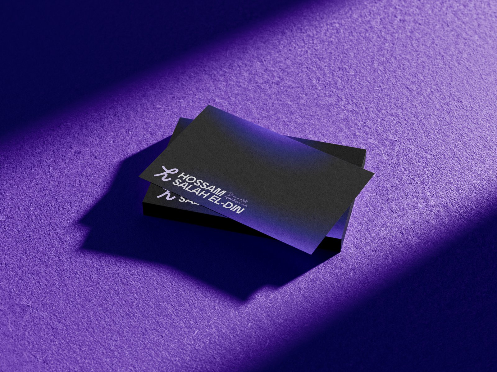 Business card detail