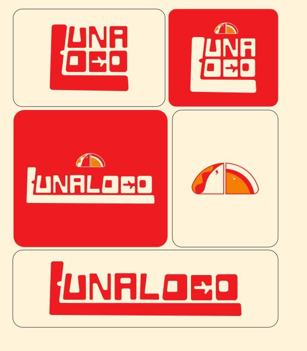 Luna Loco logo variations
