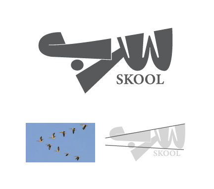 Flock of birds concept comparison diagram